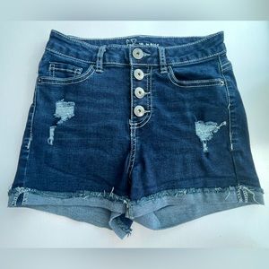 No Boundaries High Rise Jean Shorts Junior Size 3
